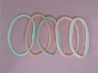 haarbandjes nylon pastelkleurtjes